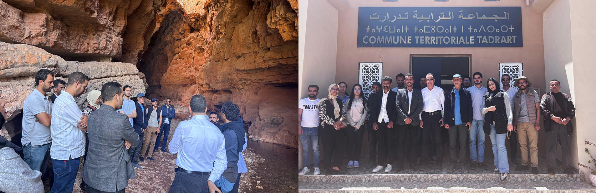 Visites de terrain de la grotte Assif Nlhed et du centre Imouzzer