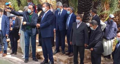 Présentation de l’état d’avancement des travaux d’aménagement touristique et paysager de la vallée Ait Mansour