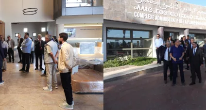 Monsieur le Wali de la région Souss Massa, effectue une visite au centre d’information touristique et complexe administratif de la plage d’Agadir